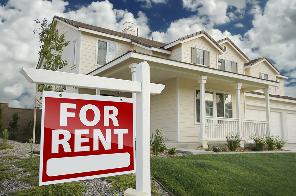 image of a for rent sign