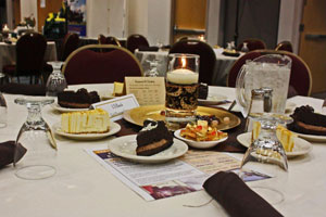 A view from the Recipient Recognition Dessert