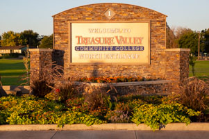 TVCC Ontario Campus entrance sign