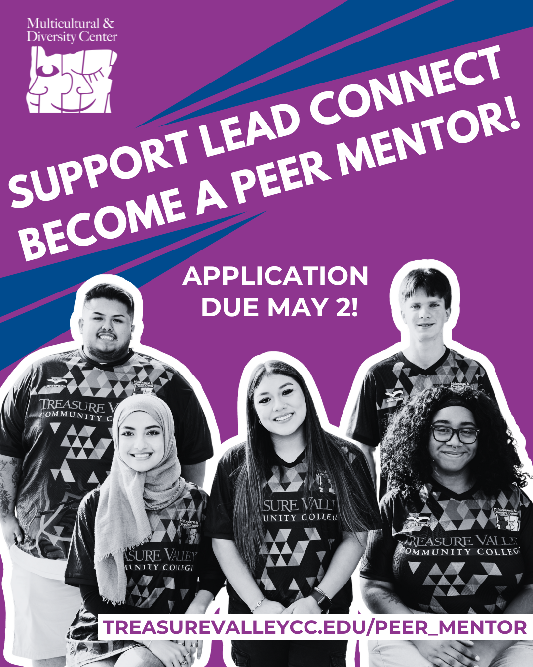 Image of the Become a Peer Mentor poster